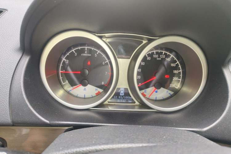 Used Geely Auto GX7 2014 2.0L Manual Luxury Version Odometer Close Up