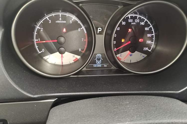 Used Geely Auto GX7 2014 2.0L Automatic Prestige Edition Odometer Close Up