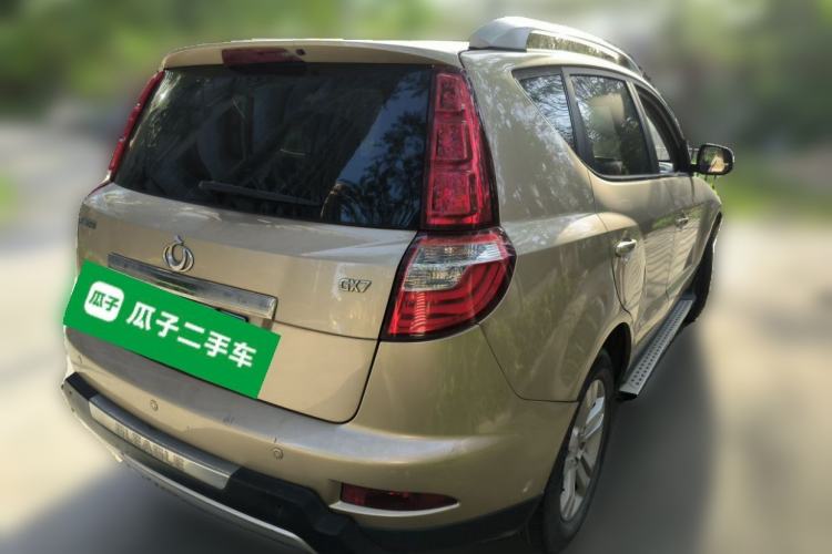 Used Geely Auto GX7 2014 2.0L Automatic Prestige Edition Rear Right 45 Deg