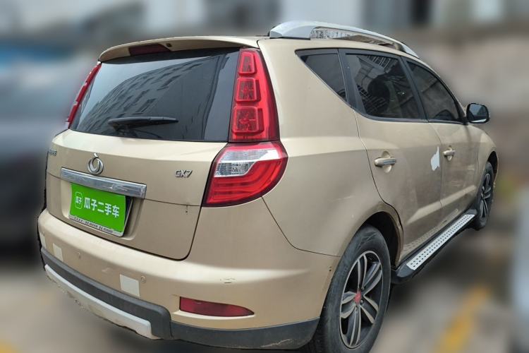 Used Geely Auto GX7 2014 2.0L Automatic Prestige Version China V Standard Rear Right 45 Deg