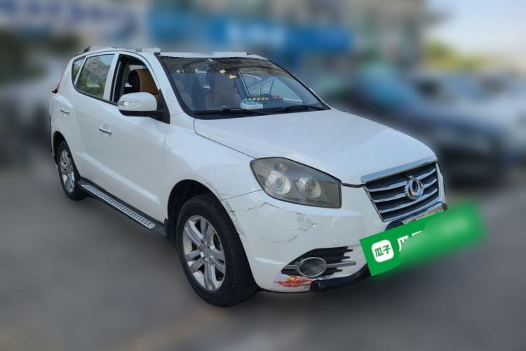 Used Geely Auto GX7 2015 Classic Edition 1.8L Manual Elite Model China IV Front Right 45 Deg