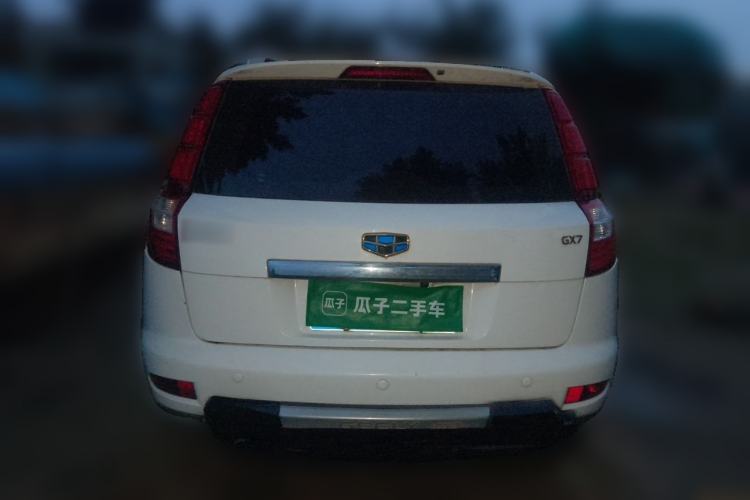 Used Geely Auto GX7 2015 Classic Edition 1.8L Manual Elite Model China V Standard Rear