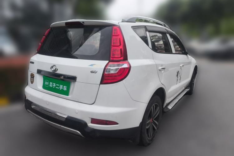 Used Geely Auto GX7 2015 Classic Edition 1.8L Manual Elite Model China V Standard Rear Right 45 Deg