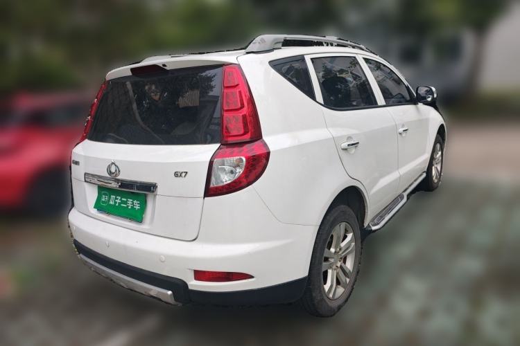 Used Geely Auto GX7 2015 Classic Edition 1.8L Manual Urban Model China IV Rear Right 45 Deg
