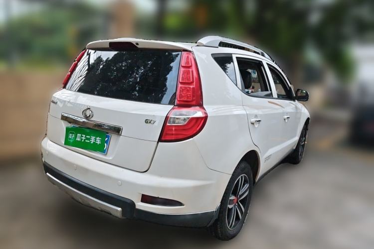 Used Geely Auto GX7 2015 Classic Edition 1.8L Manual Elite Model China V Standard Rear Right 45 Deg
