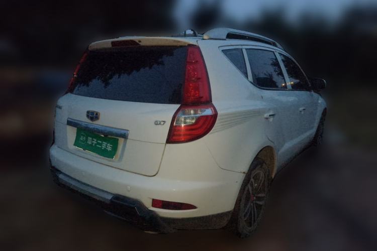 Used Geely Auto GX7 2015 Classic Edition 1.8L Manual Elite Model China V Standard Rear Right 45 Deg