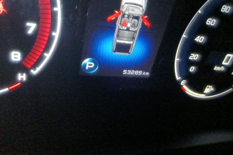 Used Geely Auto Haoyue 2020 1.8TD DCT Luxury Model 5 Seats Odometer Close Up