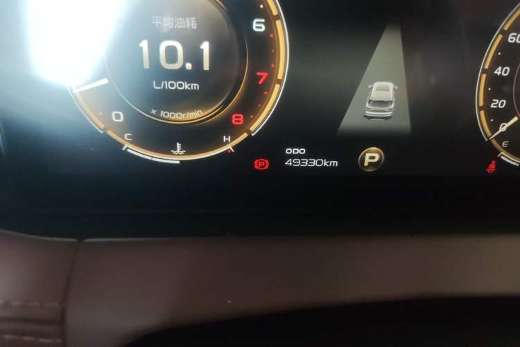 Used Geely Auto Haoyue 2020 1.8TD DCT Flagship 7-Seater Odometer Close Up