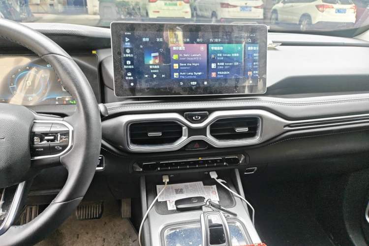 Used Geely Auto Haoyue 2020 1.8TD DCT Flagship 7-Seater Audio And AC Panel