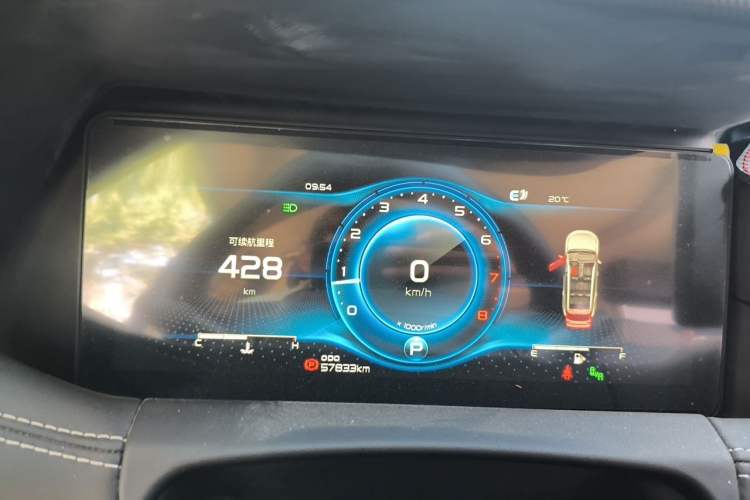 Used Geely Auto Haoyue 2020 1.8TD DCT Flagship 7-Seater Instrument Cluster