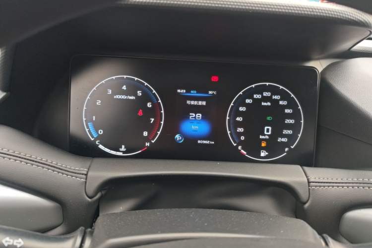 Used Geely Auto Haoyue 2020 1.8TD Automatic Comfort Edition 7-Seater Instrument Cluster