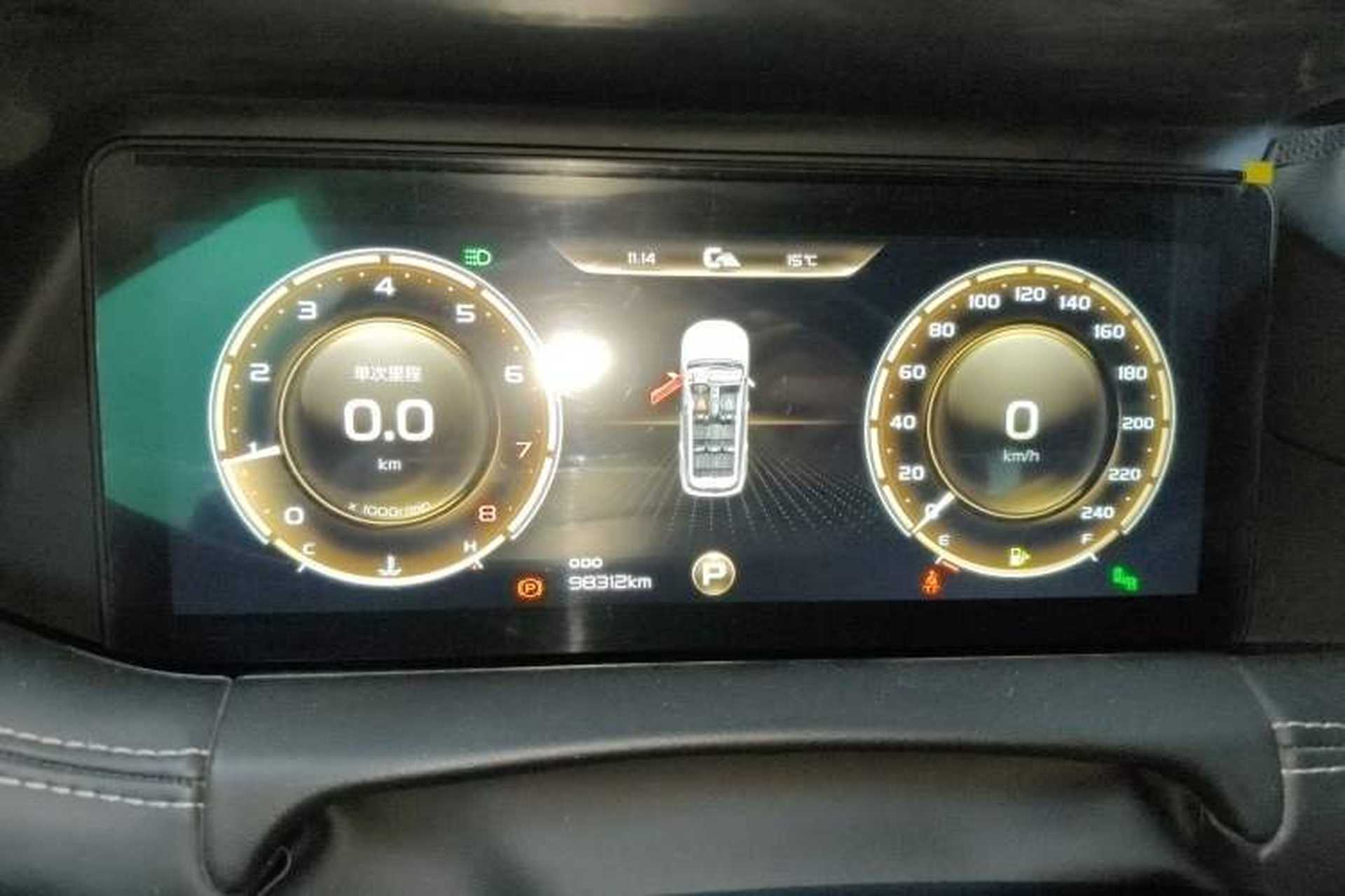 Used Geely Auto Haoyue 2020 1.8TD DCT Flagship 7-Seater Instrument Cluster