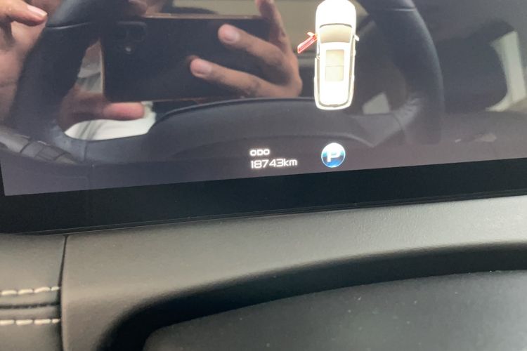 Used Geely Auto Haoyue 2020 1.8TD DCT Flagship 7-Seater Odometer Close Up