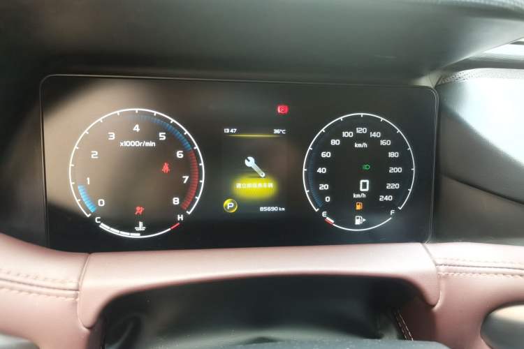 Used Geely Auto Haoyue 2020 1.8TD DCT Luxury 7-Seater Instrument Cluster