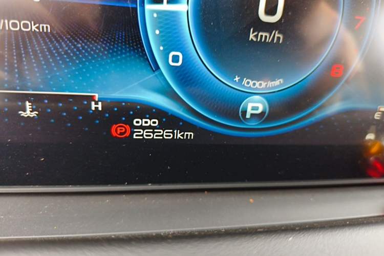 Used Geely Auto Haoyue 2020 1.8TD DCT Flagship 5-Seater Odometer Close Up