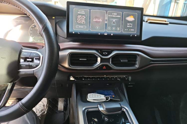 Used Geely Auto Haoyue 2022 1.8TD DCT Flagship 7-Seater Audio And AC Panel