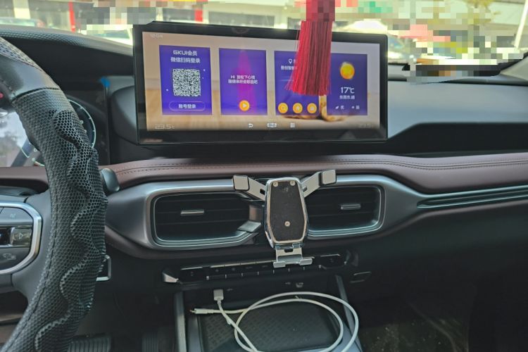 Used Geely Auto Haoyue 2022 1.8TD DCT Luxury 7-Seater Audio And AC Panel