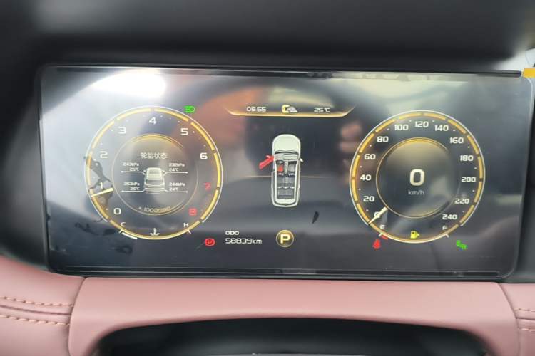Used Geely Auto Haoyue 2022 1.8TD DCT Flagship 7-Seater Instrument Cluster