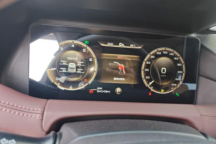 Used Geely Auto Haoyue 2022 1.8TD DCT Flagship 7-Seater Instrument Cluster