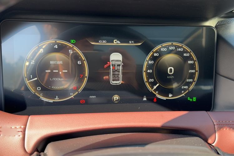 Used Geely Auto Haoyue 2022 1.8TD DCT Flagship 7-Seater Instrument Cluster