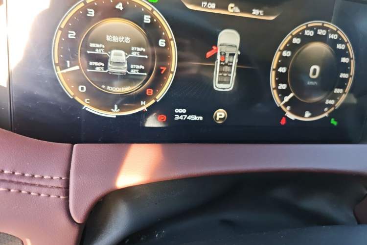Used Geely Auto Haoyue 2022 1.8TD DCT Flagship 7-Seater Odometer Close Up