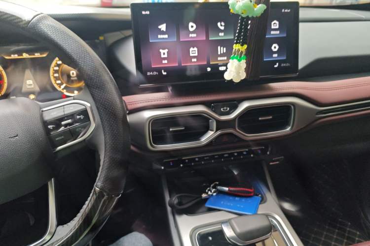 Used Geely Auto Haoyue 2022 1.8TD DCT Flagship 7-Seater Audio And AC Panel
