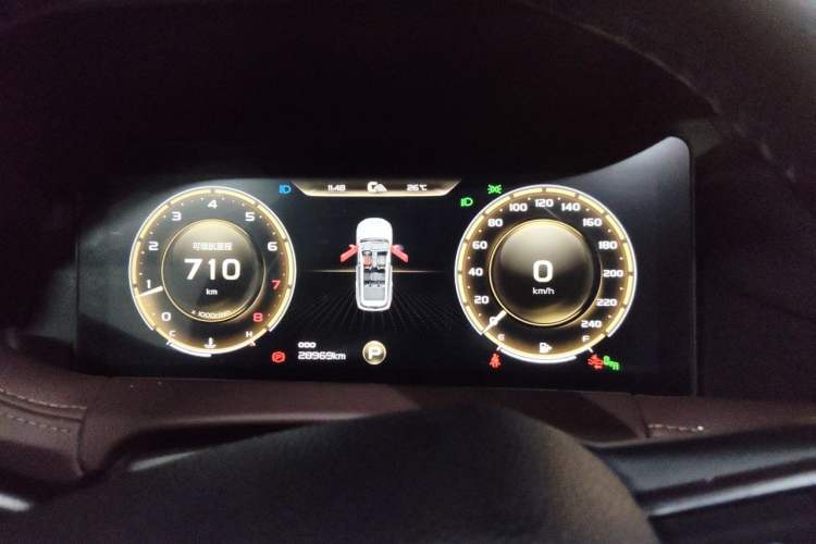 Used Geely Auto Haoyue 2022 1.8TD DCT Flagship 5-Seater Instrument Cluster