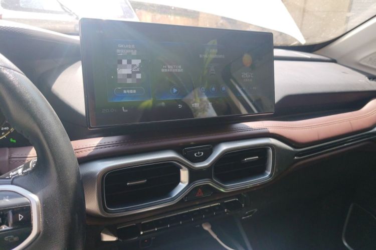 Used Geely Auto Haoyue 2022 1.8TD DCT Flagship 7-Seater Audio And AC Panel