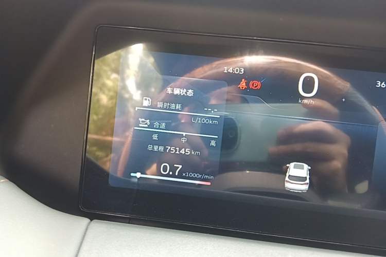 Used Geely Auto Haoyue L 2023 2.0T DCT Prestige Edition Odometer Close Up