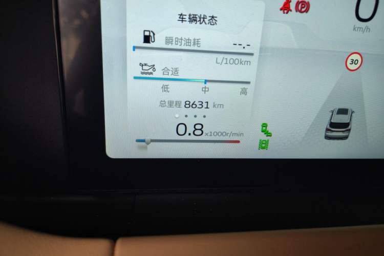 Used Geely Auto Haoyue L 2023 2.0T DCT Flagship Version Odometer Close Up