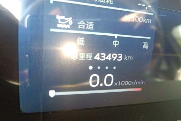 Used Geely Auto Haoyue L 2023 2.0T DCT Prestige Edition Odometer Close Up