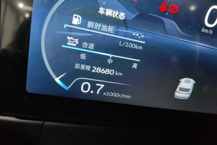 Used Geely Auto Haoyue L 2023 2.0T DCT Prestige Edition Odometer Close Up