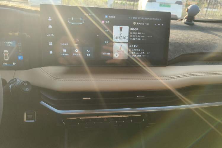 Used Geely Auto Haoyue L 2023 2.0T DCT Flagship Version Audio And AC Panel