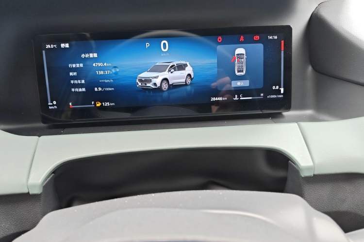 Used Geely Auto Haoyue L 2024 2.0T DCT Prestige Version Odometer Close Up