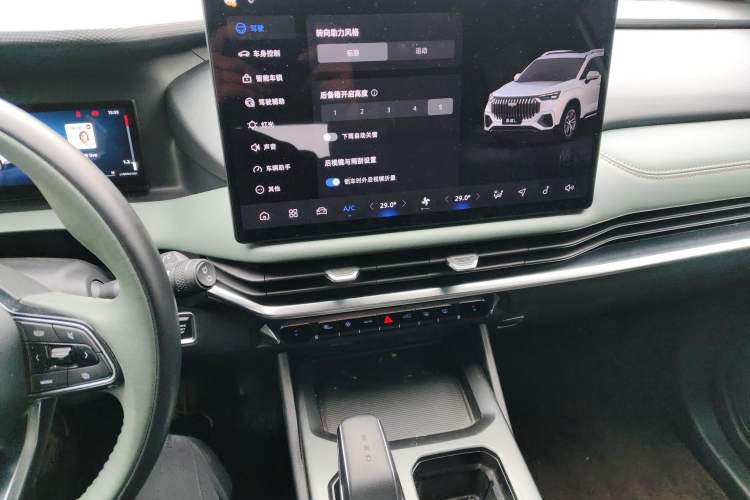 Used Geely Auto Haoyue L 2024 2.0T DCT Prestige Version Audio And AC Panel