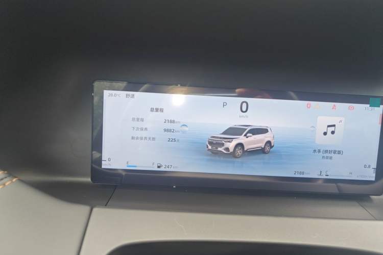 Used Geely Auto Haoyue L 2025 2.0T DCT Luxury Edition Odometer Close Up