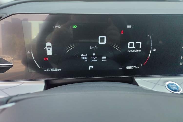 Used Geely Auto Haoyue PRO 2024 1.5T DCT Zongheng+ Odometer Close Up