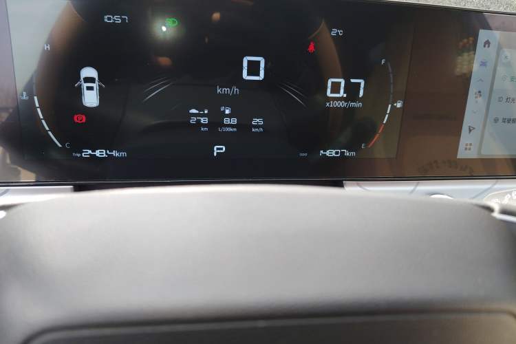 Used Geely Auto Haoyue PRO 2024 1.5T DCT Zongheng+ Odometer Close Up