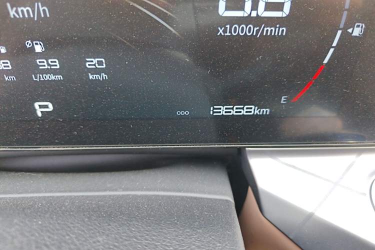 Used Geely Auto Haoyue PRO 2024 1.5T DCT Crosswise Edition Odometer Close Up