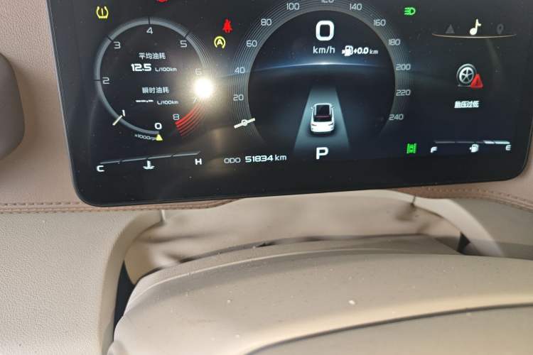 Used Geely Auto icon 2020 1.5TD i9 Odometer Close Up