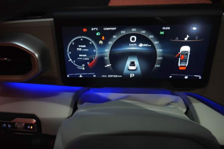 Used Geely Auto icon 2020 1.5TD i9 BSG Odometer Close Up