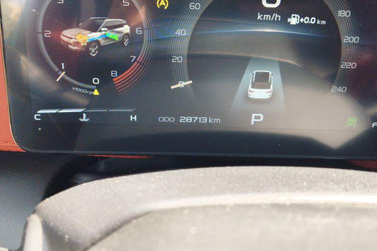 Used Geely Auto icon 2020 1.5TD i9 BSG Odometer Close Up