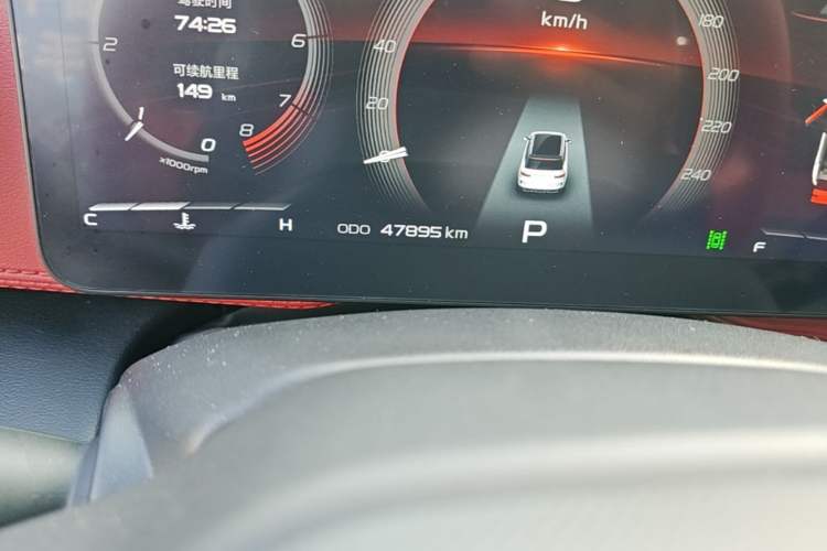 Used Geely Auto icon 2020 1.5TD i9 BSG Odometer Close Up