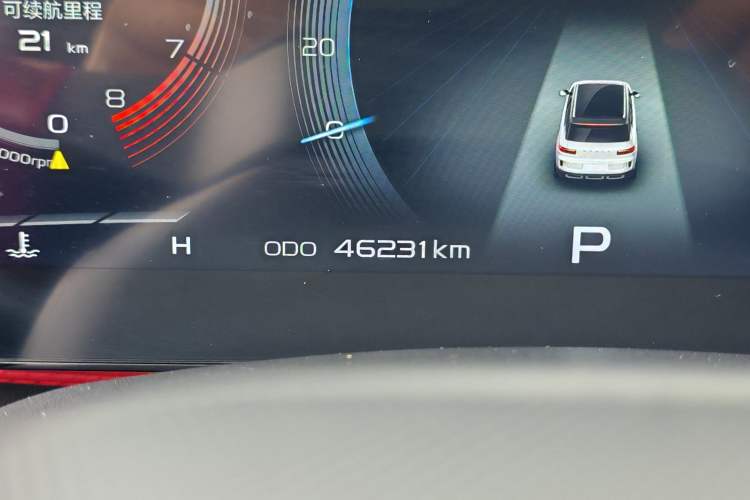 Used Geely Auto icon 2020 1.5TD i9 BSG Odometer Close Up