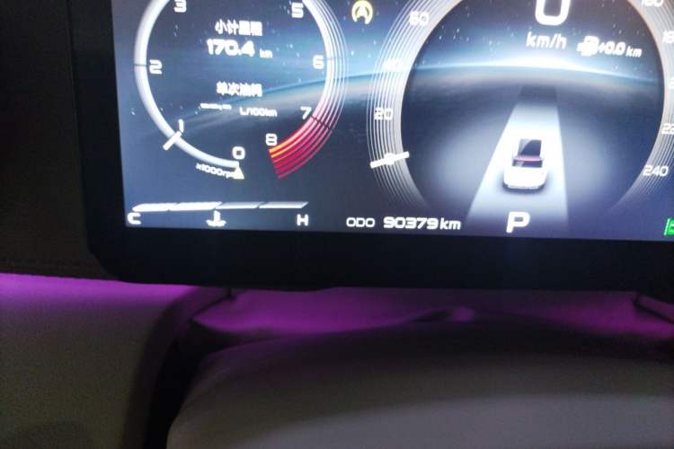 Used Geely Auto icon 2020 1.5TD i9 BSG Odometer Close Up