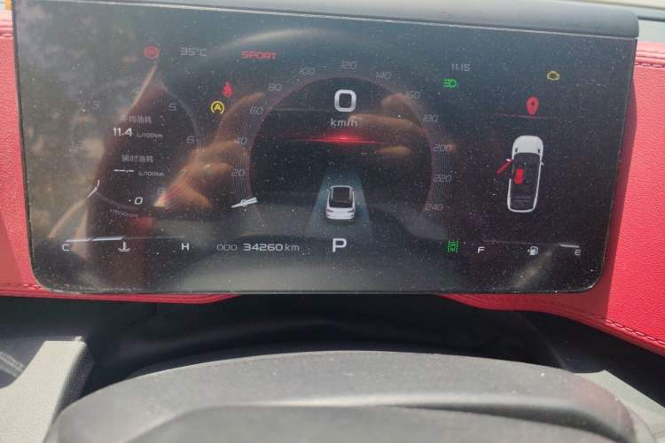 Used Geely Auto icon 2020 1.5TD i9 BSG Odometer Close Up