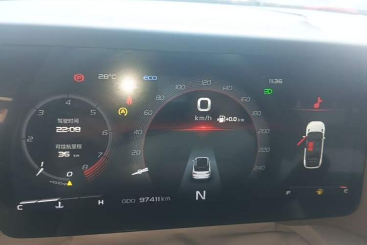 Used Geely Auto icon 2020 300T Galaxy Limited Edition Instrument Cluster