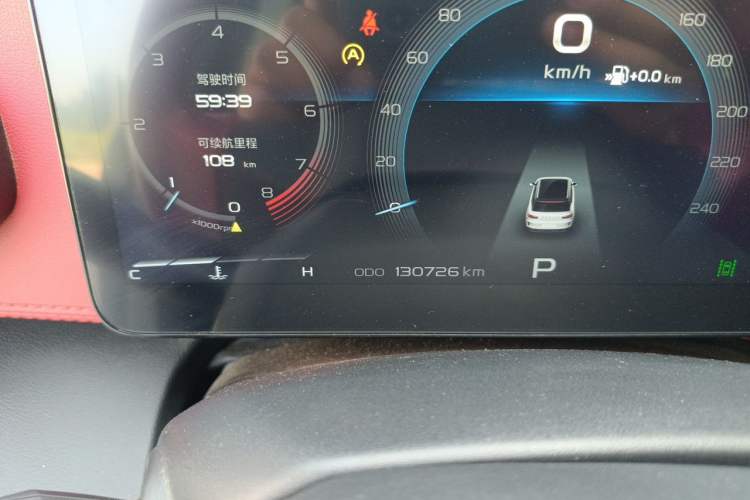 Used Geely Auto icon 2020 1.5TD i9 BSG Odometer Close Up