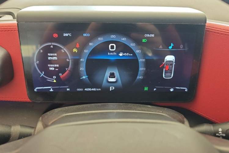 Used Geely Auto icon 2020 1.5TD i9 BSG Odometer Close Up