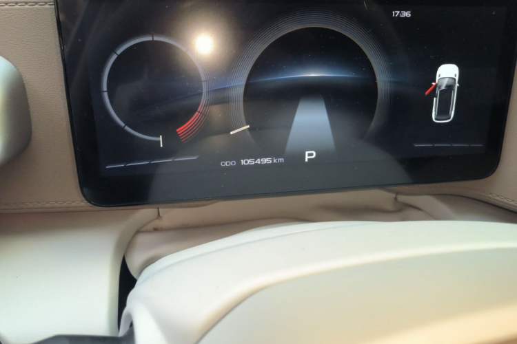 Used Geely Auto icon 2020 300T Galaxy Limited Edition Odometer Close Up